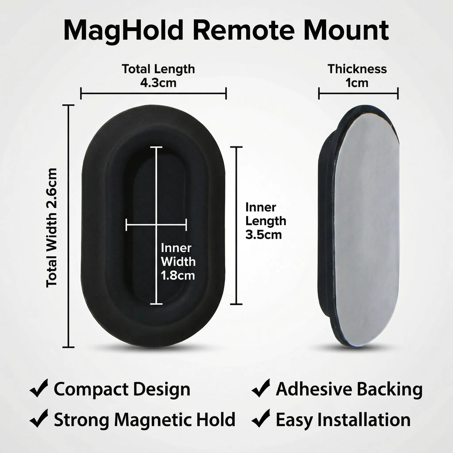 MagHold Remote Mount 3-Pack