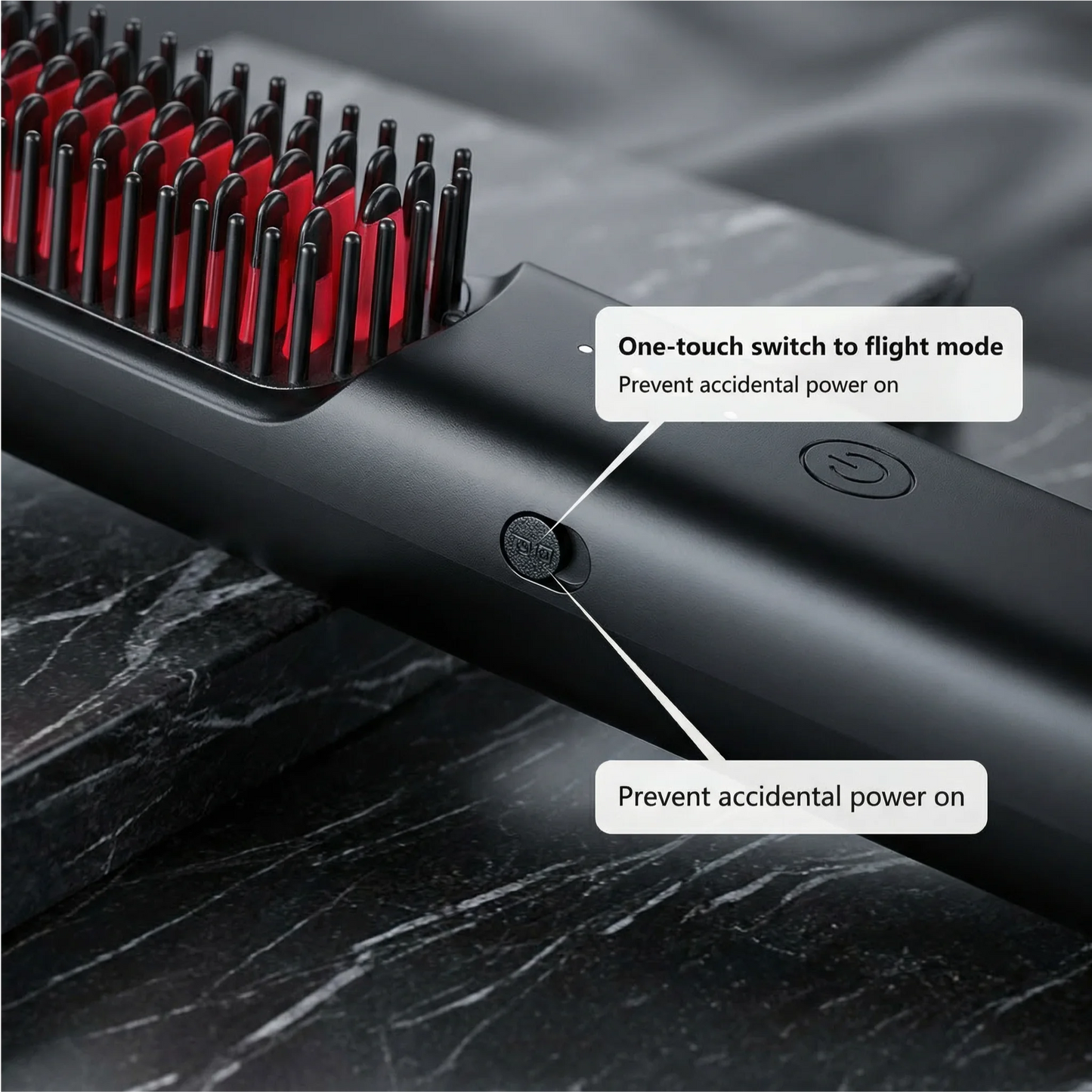 SilkGlide - Wireless Hair Straightener Brush