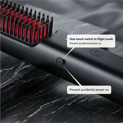 SilkGlide - Wireless Hair Straightener Brush