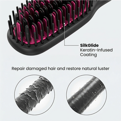 SilkGlide - Wireless Hair Straightener Brush