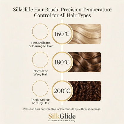 SilkGlide - Wireless Hair Straightener Brush