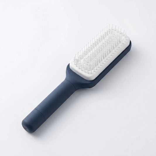 SilkyCare 4-in-1 Self-Cleaning Hairbrush