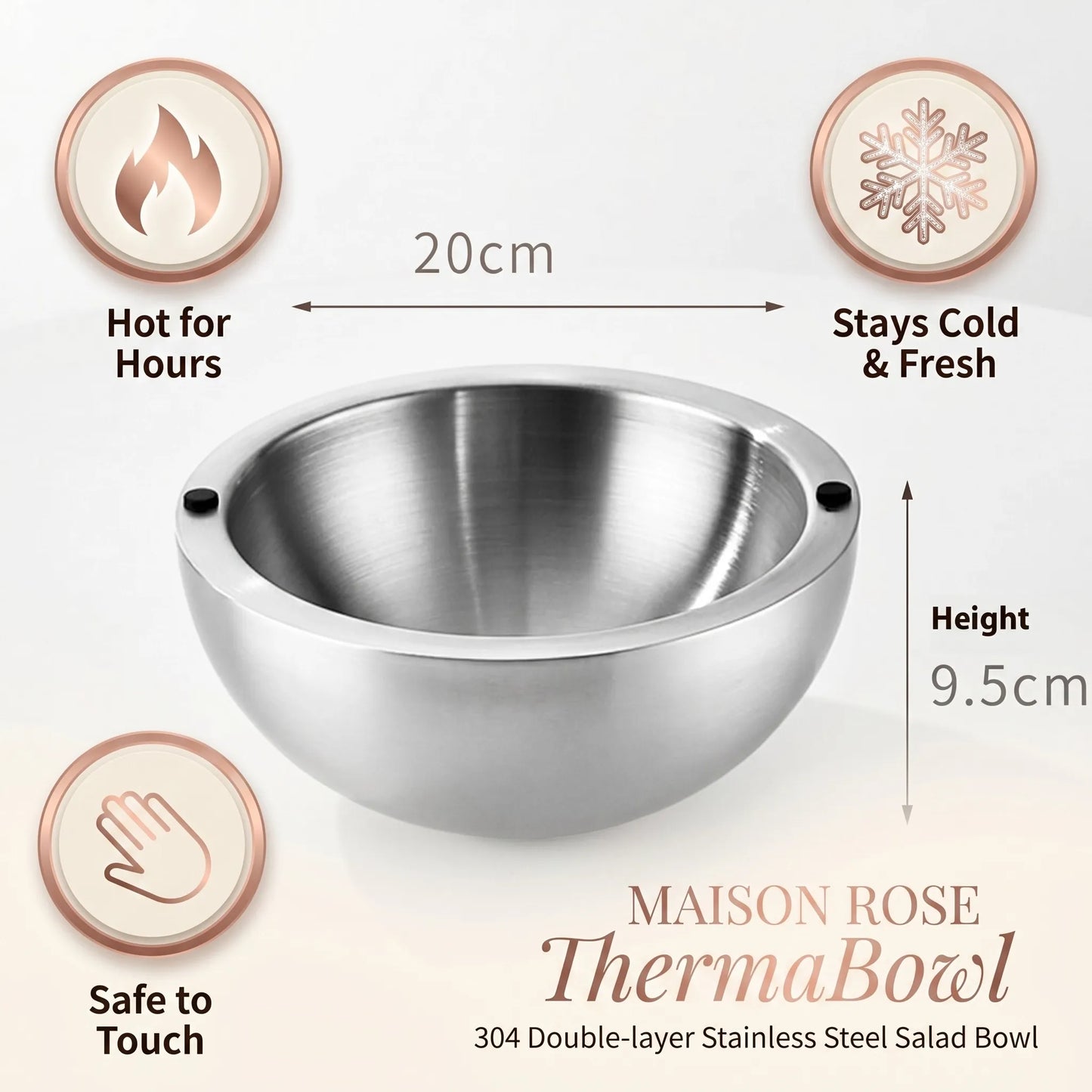 ThermaBowl - Hot & Cold Insulated Bowl