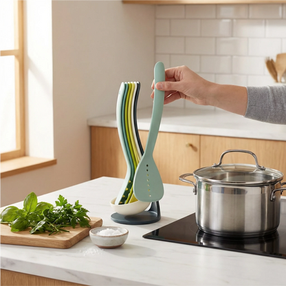 MaisonSil – Heat-Resistant Magnetic Non-Stick Kitchen Set (5pcs)