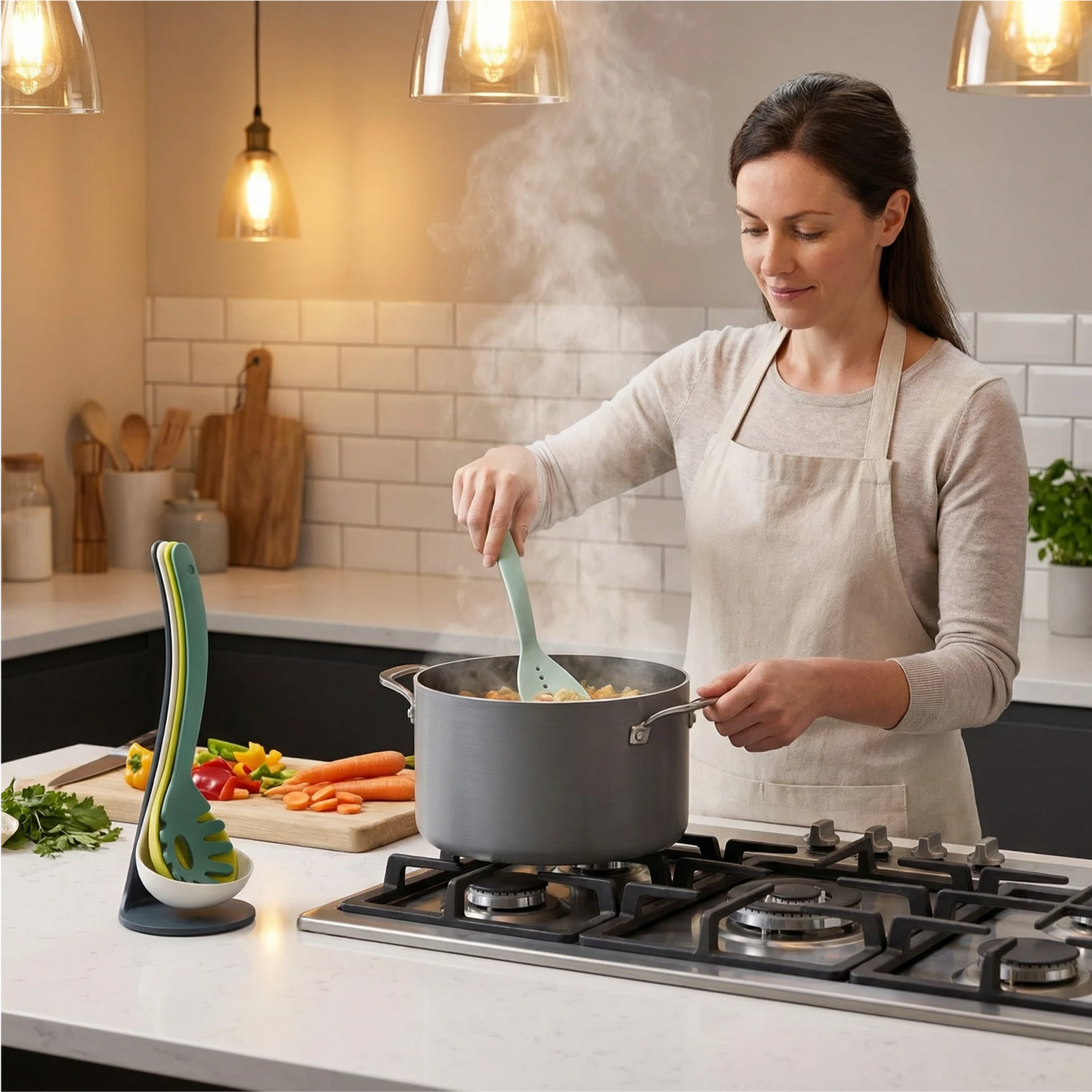 MaisonSil – Heat-Resistant Magnetic Non-Stick Kitchen Set (5pcs)