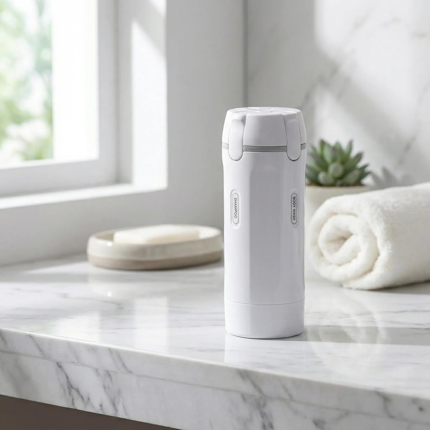 QuadroGo 4-in-1 Smart Travel Dispenser
